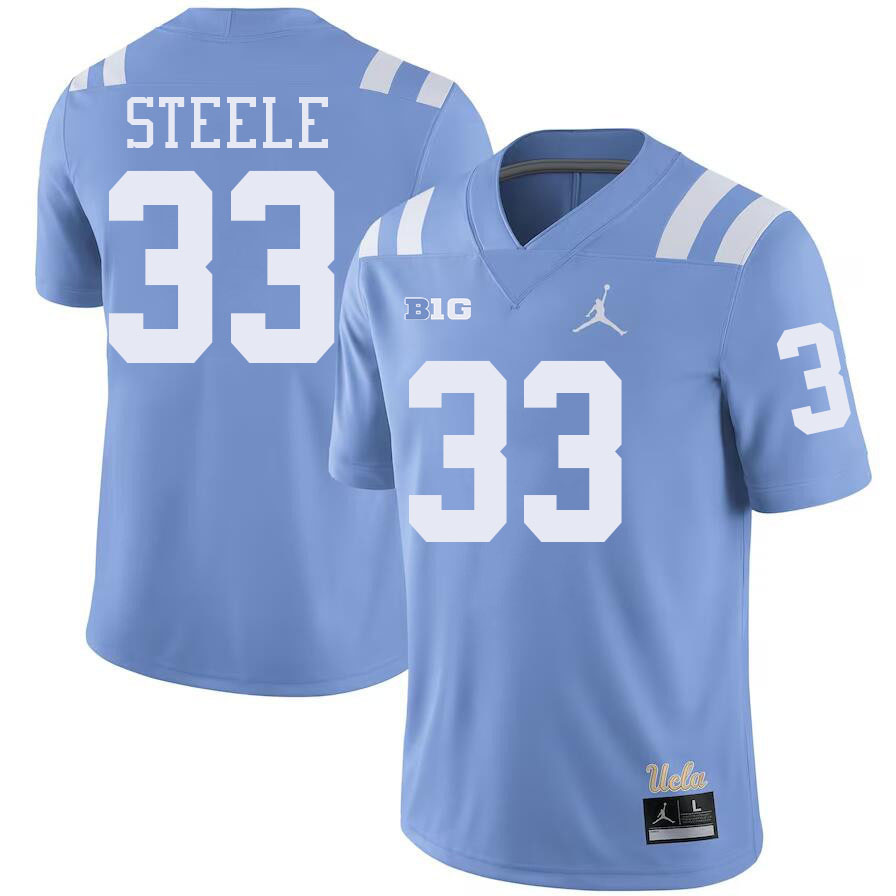 Carson Steele UCLA Jersey,UCLA Bruins #33 Carson Steele Jersey Youth College Football Uniforms-Retro